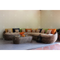 Exclusive Design Sofa Set Weaved of Natural Material - Water Hyacinth for Indoor Use